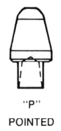 1-P-3 POINTED SERIES "1" INSERT