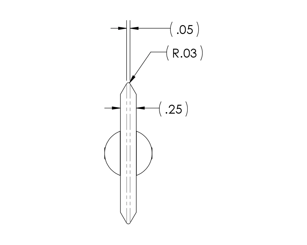 ⌀2.25 Roll Wheel Hand Piece Electrode RWMA Class 2 Copper - Image 2