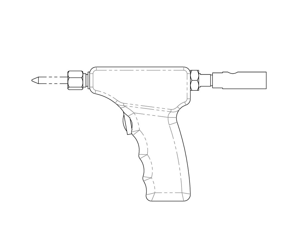 Pistol Grip Hand Piece 8002-40 - Image 3